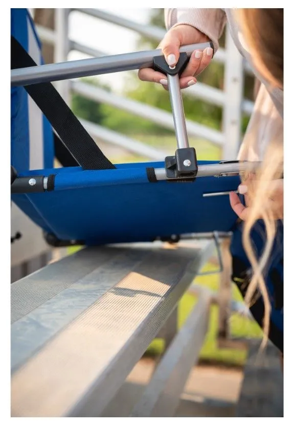 STADIUM SEAT WITH ARMS - BLUE